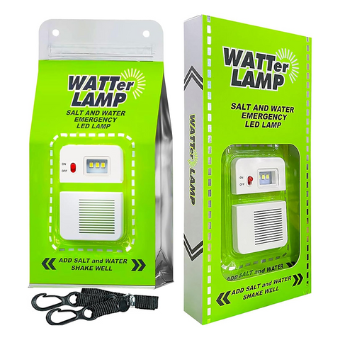 Salt Water Lamp Emergency Lighting Outdoor Lamp No Battery Pollution-Free