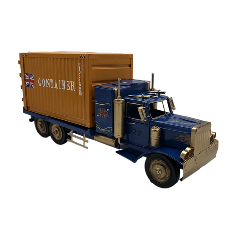 Handcrafted Metal Truck Tissue Box Cover