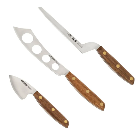 Nordika Arcos Cheese Knife set 3 pieces. Nitrum Stainless Steel