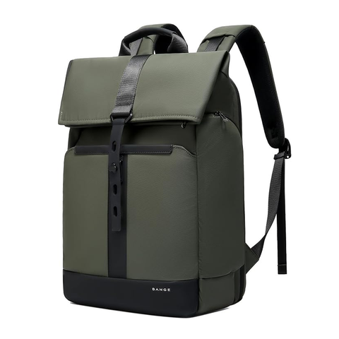 BANGE Roll Top Backpack Large Work Backpack for 15.6 inch Laptop Waterproof Anti-Theft Backpack