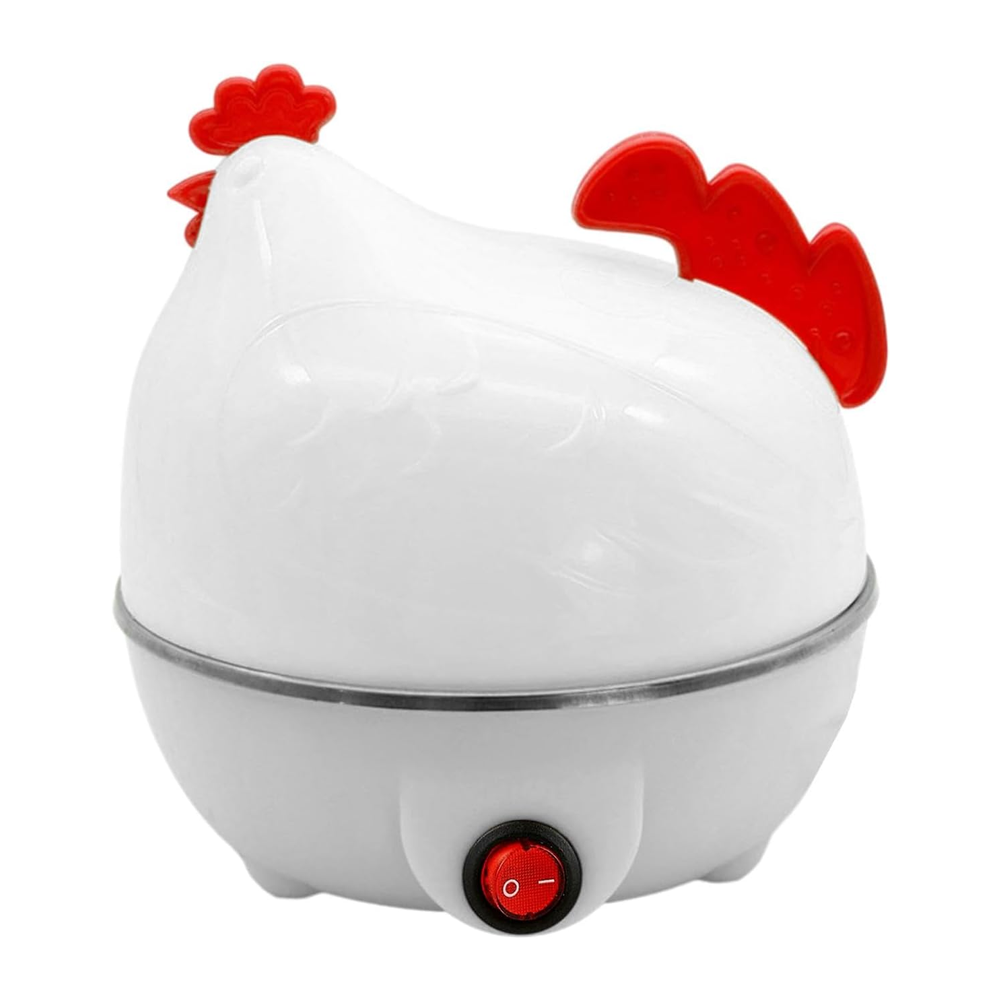 Electric Egg Cooker, White Egg Steamer, Egg Cooker, 7 Egg Volume