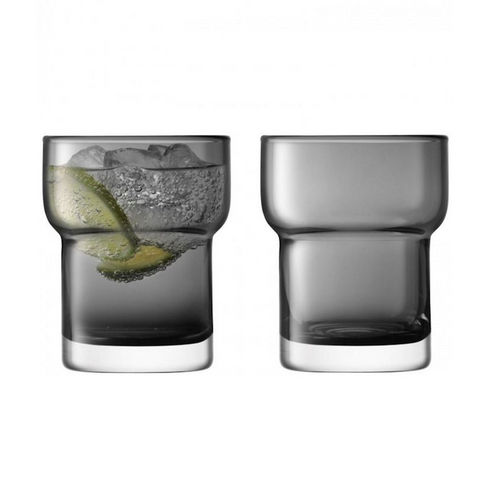 LSA International UT64 10oz Utility Tumbler Amber / Slate (Pack of 2)