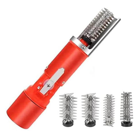 Electric Fish Scale Machine Fish Scale Remover With 4 Kinds Of Cutter Heads