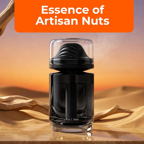 Car Air Freshener Diffuser – Premium Long Lasting Perfume, Natural Essential Oil Fragrance - Essence of Artisan Nuts