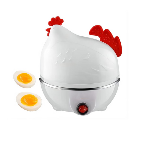 Electric Egg Cooker, White Egg Steamer, Egg Cooker, 7 Egg Volume