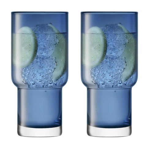LSA Utility Highball 390ml Sapphire x 2Pcs