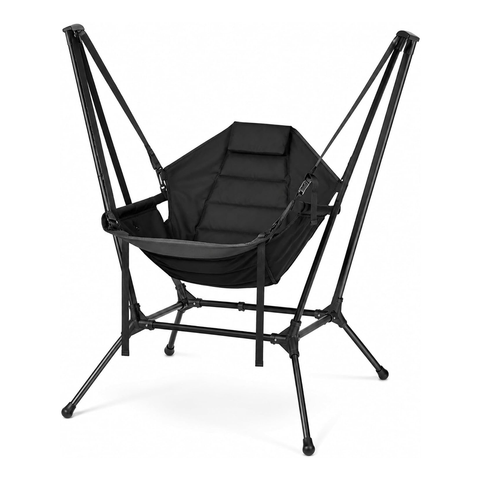 Folding Hammock Camping Swing Chair with Stand – Portable Hanging Swing Chair for Adults