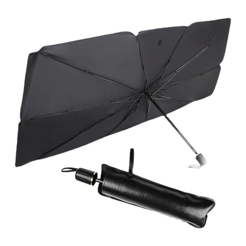 Car Sun Shade Foldable Protector, Front Window Cover to Block Heat and UV Rays
