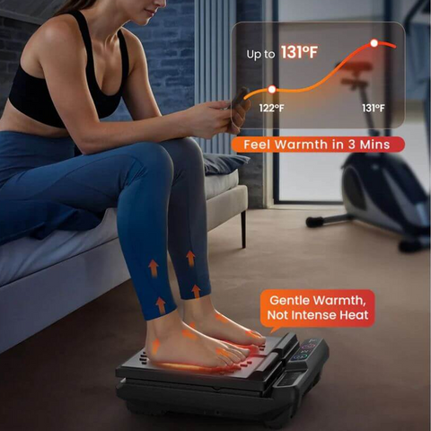 COMFIER Foot Massager | CF-5324 High-Frequency Vibration with Remote Control