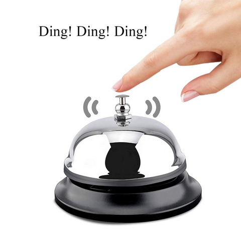 Stainless Steel Kitchen / Hotel / Restaurant / Office Desk Call Bell - Okmecs