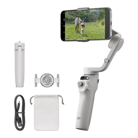 DJI OSMO Mobile 6 Smartphone Gimbal Stabilizer, 3-Axis Phone Gimbal, Built-In Extension Rod