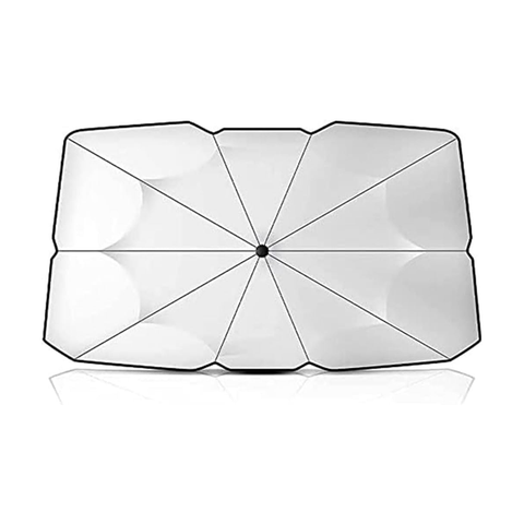 Car Sun Shade Foldable Protector, Front Window Cover to Block Heat and UV Rays