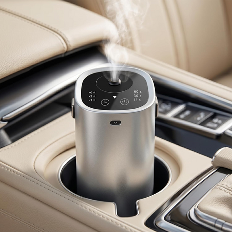 Waterless Oil Diffuser for Car with Handle, Waterless Diffusers for Essential Oils with Timer & No Leakage Tech