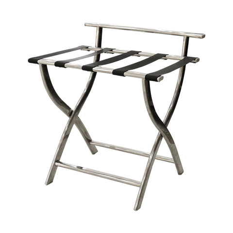 Olmecs Luggage Stand Folding Luggage Rack Stainless Steel Luggage Rack (GR-S-Y1, 50x41x57CM)
