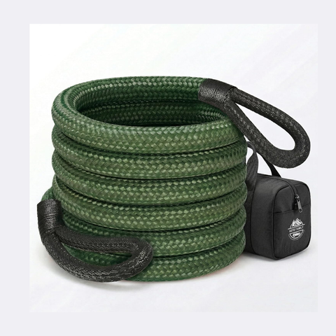 15T - 9M Heavy Duty Synthetic Winch Rope – Off-Road Recovery Tow Rope with Reinforced Loops, High Strength Braided Cable for SUV, Truck, ATV, UTV
