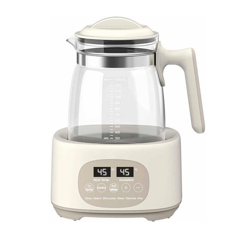 Electric Glass Kettle with Variable Temperature, Keep Warm for 72 Hours, Ideal for Tea, Coffee, and Milk