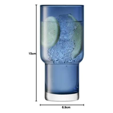LSA Utility Highball 390ml Sapphire x 2Pcs
