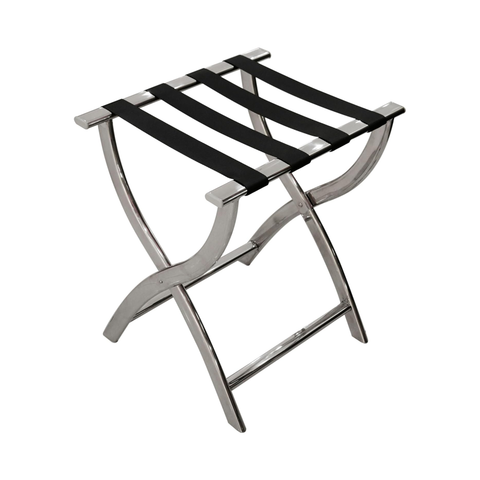 Olmecs Luggage Stand Folding Rack Stainless Steel Portable for Hotel use