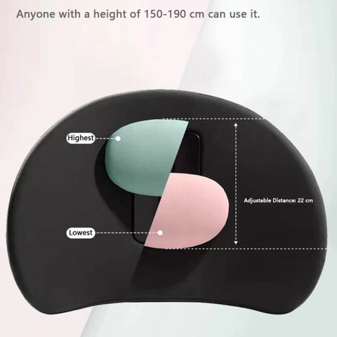 CICIDO+ Car Seat Back Support Memory Lumbar Cushion