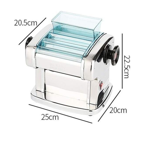 Pasta Machine Electric Pasta Maker Machine Stainless Steel Pasta Maker w 2 Blades and 9 Thickness Settings