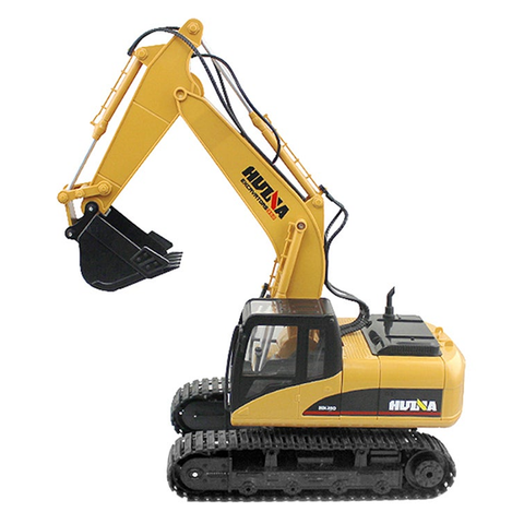 HUINA 1:14 Scale 2.4GHz 15CH RC Alloy Excavator RTR With Independent Arms Programming Auto Demonstration Function - 1550