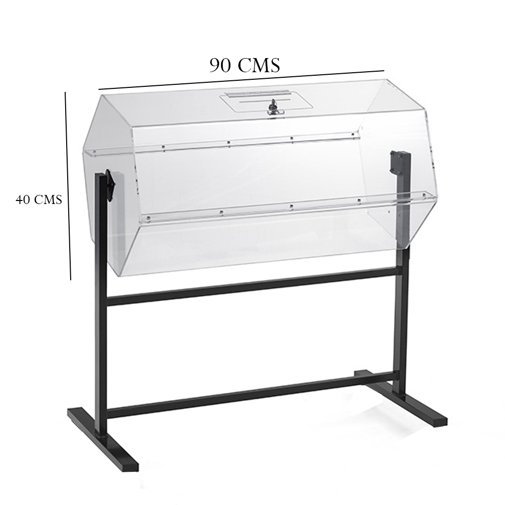 Olmecs Floor Standing Raffle Barrel 90x40 / 70/40 Cms