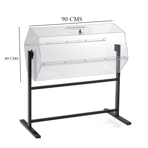 Floor Standing Raffle Barrel 900x400