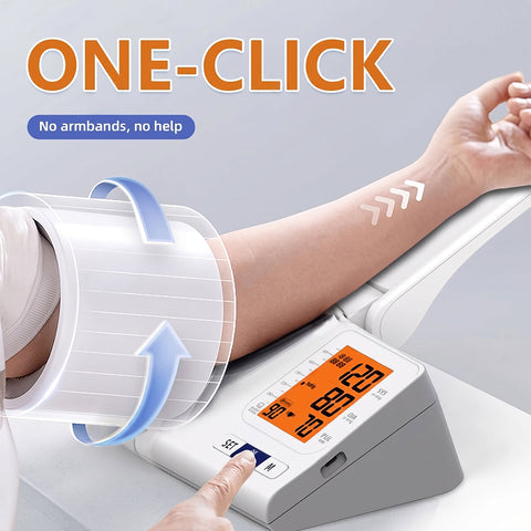 D01 Automatic Arm Cylinder Blood Pressure Monitor with Voice Broadcast