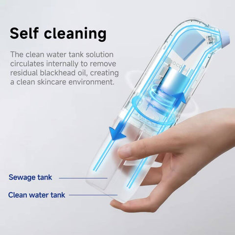DOCO Micro Bubble Pore Vacuum Cleaner – Hot & Cold Compress Blackhead Remover