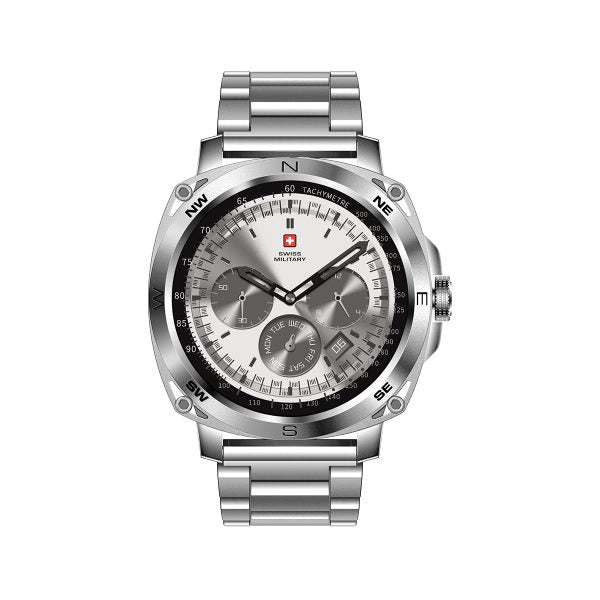 Swiss Military Dom 4 Smartwatch Silver