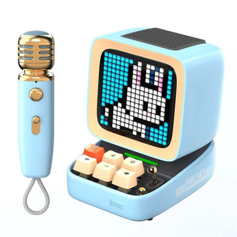 Divoom Ditoo-Mic Retro Pixel Art Game Bluetooth Speaker Microphone Karaoke Function