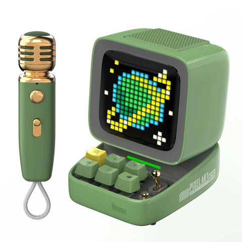 Divoom Ditoo-Mic Retro Pixel Art Game Bluetooth Speaker Microphone Karaoke Function