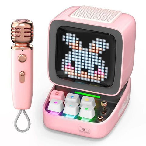 Divoom Ditoo-Mic Retro Pixel Art Game Bluetooth Speaker Microphone Karaoke Function