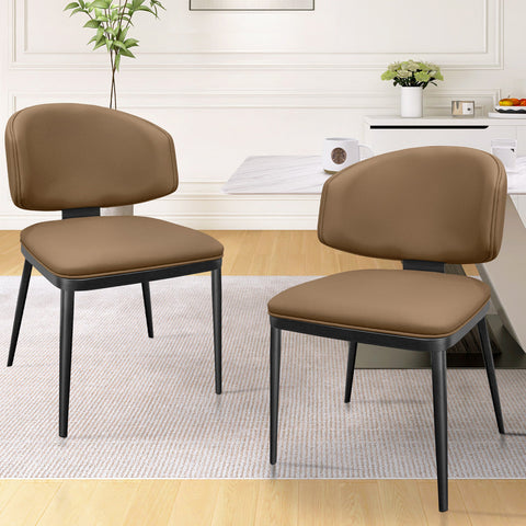 Olmecs Home and  Hotel Restaurant and Office Visitor Chair (orange)