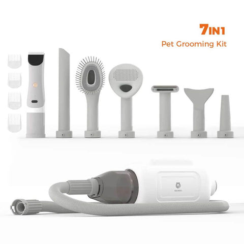 GULIGULI Shark 7-in-1 Pet Grooming Kit & Vacuum & Dryer