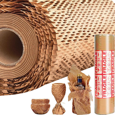 Willow Eco Friendly Honeycomb Cushion Paper Roll / Wrapping Paper-25 cm x 20 Mtr-Roll
