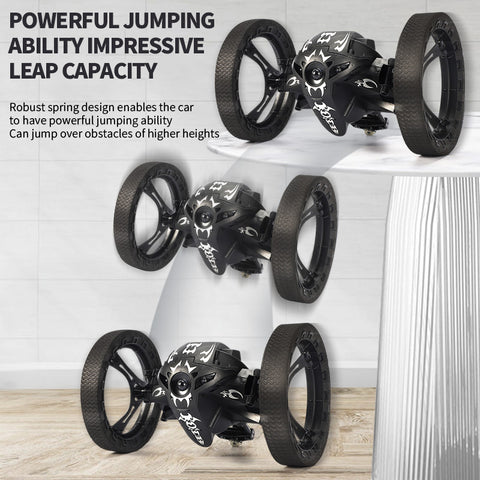 2.4G Electric Wifi FPV Smartphone Bouncing Stunt RC Car Drift Jumping Toy Car With Camera Light and Music RC Robot