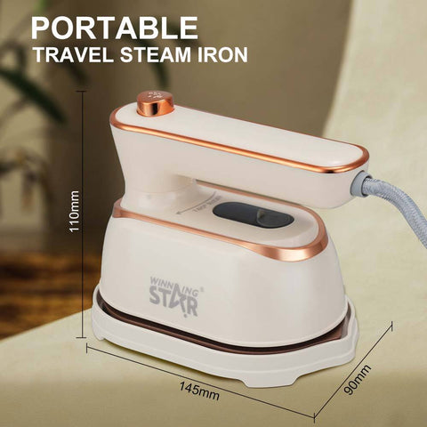 Winning Star 1000W PTC Heating Flat Press Travel Iron for Clothes