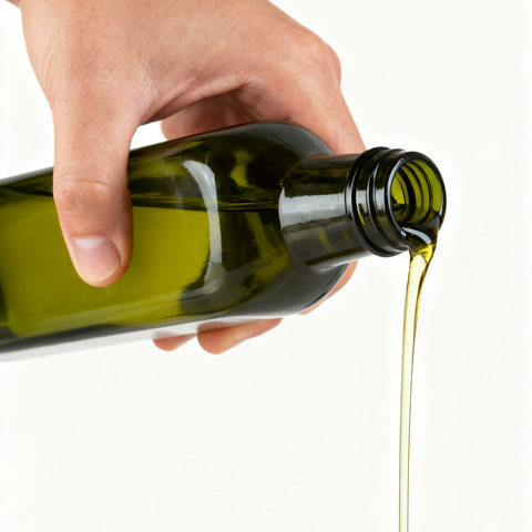 Willow 234Pcs Dark Green Square Plastic Olive Oil Bottle 500ml (1 Carton )