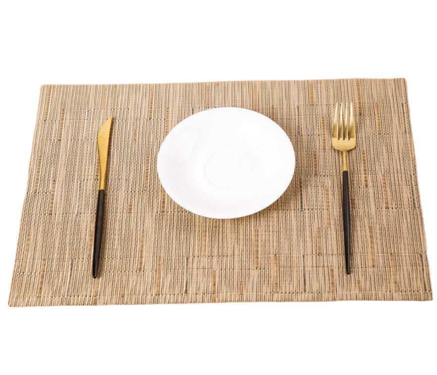 PVC Non-Slip Heat Resistant, Table Set for Kitchen, Dining Table, Hotel (10Pc Set)