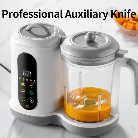 Automatic Cooking, Self-Cleaning | Food Robot for Baby, Automatic Kitchen and Chop, Automatic Cleaning, Sterilized, Reheat, Defrost, Mixing