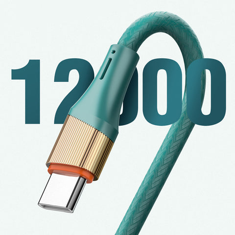 LDNIO 2 Mtr 30W Charger Cable for Android Phone Fast Charging Data Communication Cable Micro USB Type C Cables