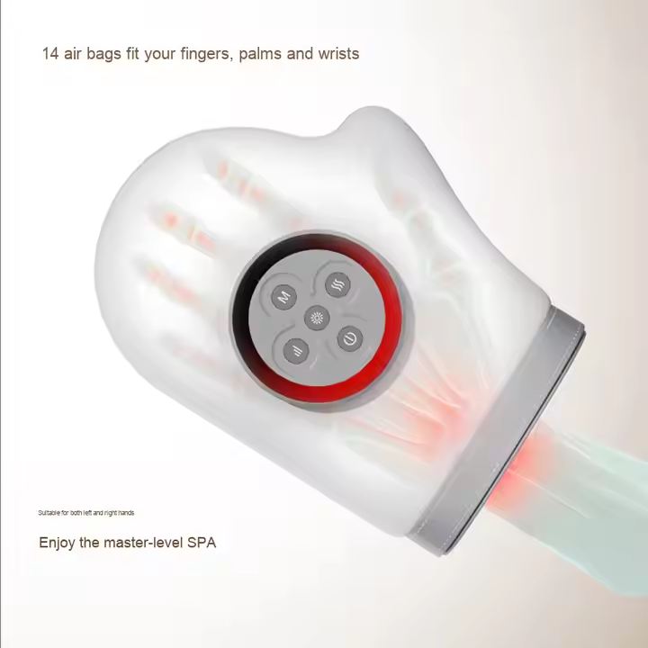 Realistic Electric Hand Massage Gloves Featuring Heating and air Compression Functions Carpal Tunnel and Finger Numbness Relief
