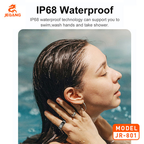 IP68 Waterproof Smart Ring Sleep Tracker Heart Rate/Blood Oxygen Meter
