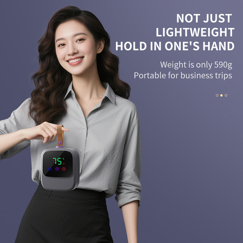 Portable Clothes Dryer Mini Compact Dryer for Apartment RV Travel Small Quiet Fast-Drying Machine with Adjustable Timer