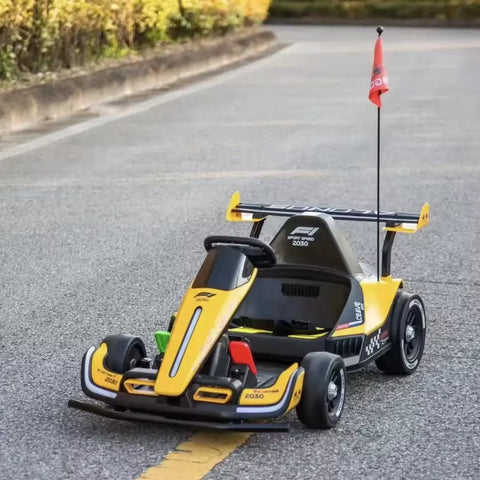 Outdoor Racing Go-Kart with 360 Drift Function Ride on Car Toys