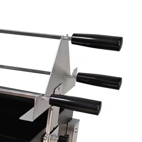 Olmecs Folding BBQ Grill Smokeless Stove 3 Sticks Grill with Rotisserie Kit