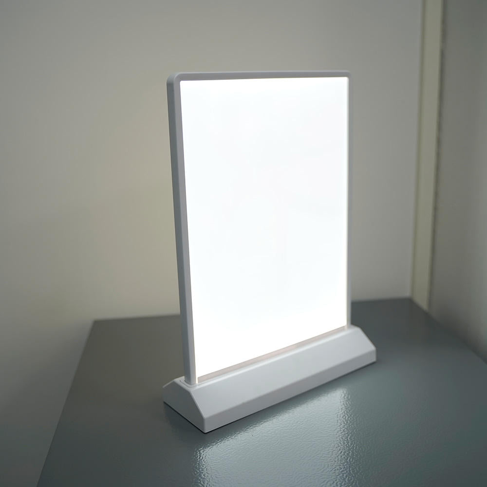 Rechargeable LED A4 Table Top Menu Board for Restaurants with Rechargeable Battery