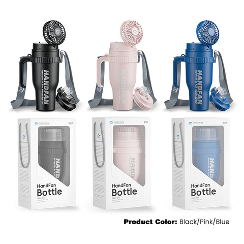 Fan Water Bottle Handfan Bottle Camping Water Bottle BPA FREE