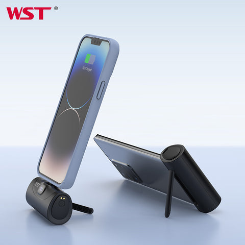 WST LED Digital Display Small Portable PD Fast Charging 5000mah Tail Power Banks